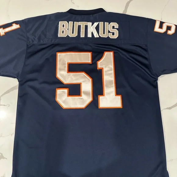 Mitchell Ness Chicago Bears Dick Butkus #51 Throwbacks Jersey